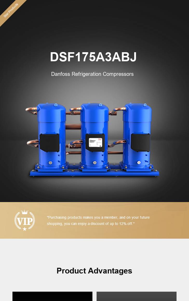 Danfoss Compressor DSF175A3ABJ, technical parameters pdf, structure diagram
